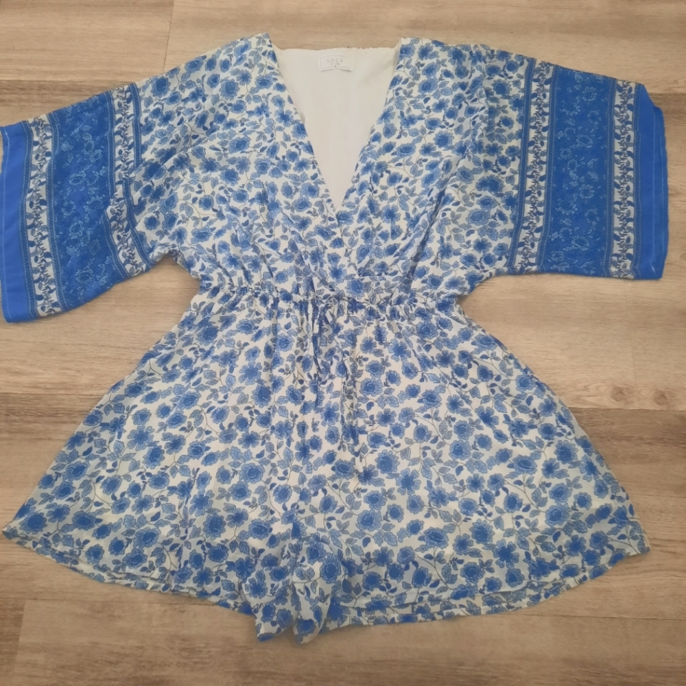 Sage The Label Floral Romper